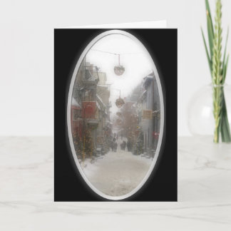 Antique Christmas Holiday Card