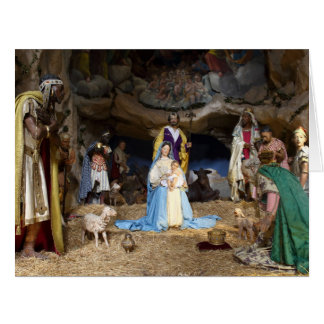 Antique Christmas Nativity Scene