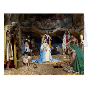 Antique Christmas Nativity Scene Cards