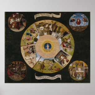 Antique Church Ceiling Mural Poster