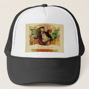 Antique Cigar Label  THE JUDGE  (L6) Trucker Hat