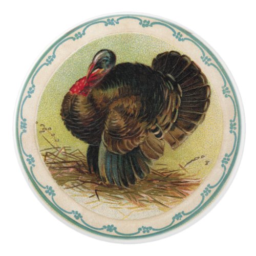 Antique Clapsaddle Turkey Knob