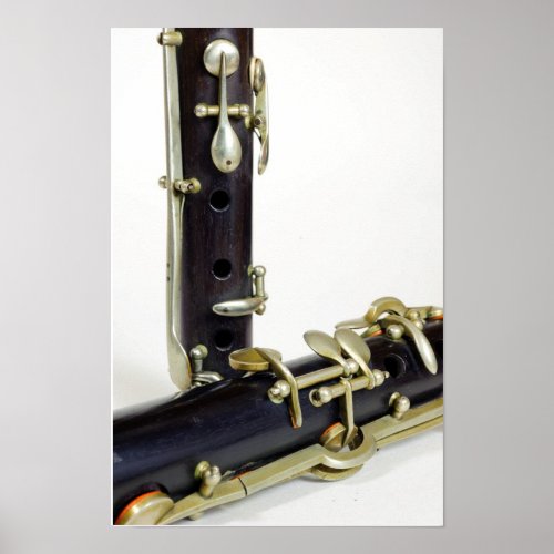 Antique Clarinet Picture Poster