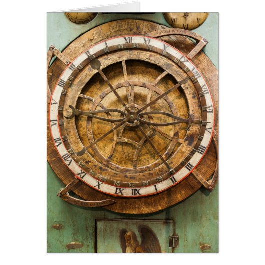 Antique clock face, Germany Cards (Front)