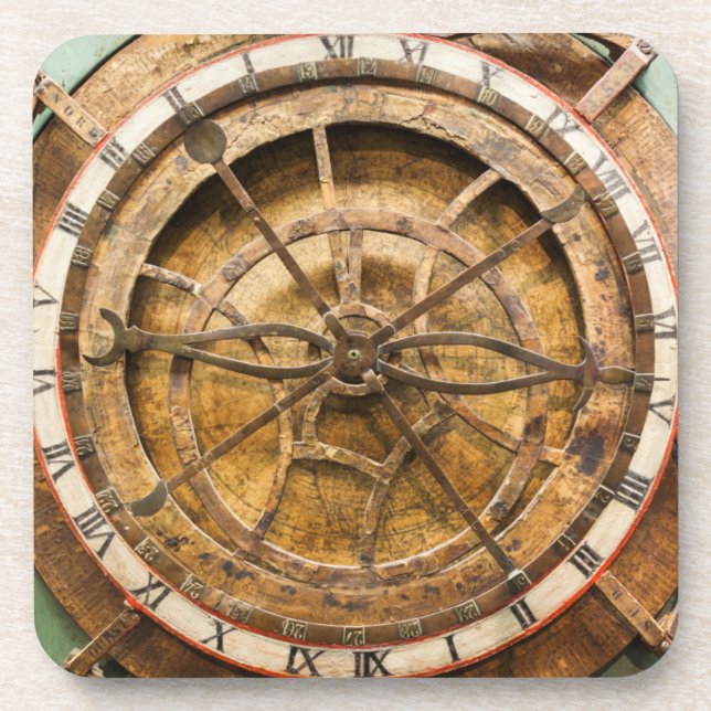 Antique clock face, Germany Drink Coaster (Front)