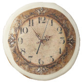Antique Clock Sugar Cookie (Front)