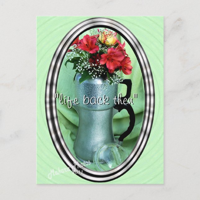 Antique Coffee Pot Postcard-customize it Postcard (Front)