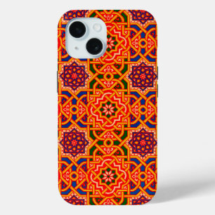 Antique Colorful Carpet Print iPhone 15 Case