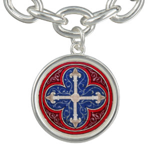 ANTIQUE CONSECRATION CROSS BRACELET