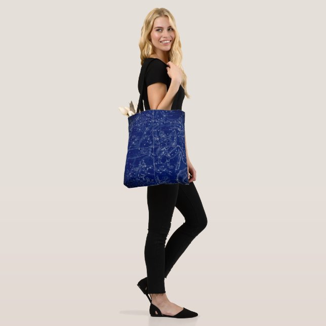 Antique Constellations Map Tote Bag (On Model)