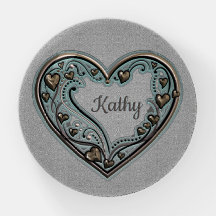 Antique Copper Heart