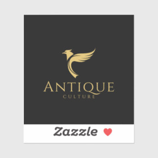 antique culture brand sticker