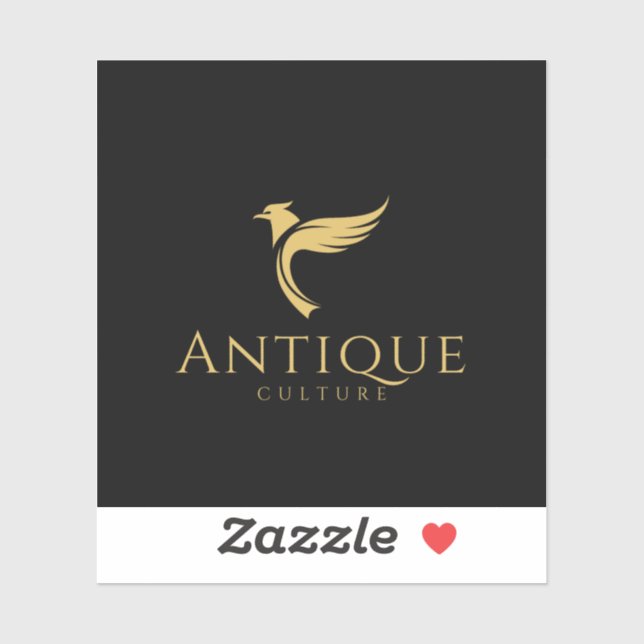 antique culture brand sticker (Sheet)