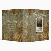 Antique Custom Photo Family History (1.5") Binder | Zazzle