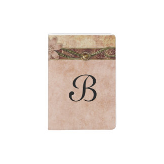 Antique Daisy Passport Holder