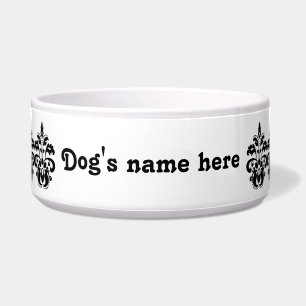 Antique damask motif bowl