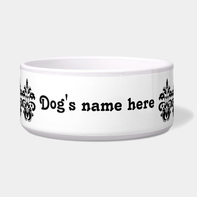 Antique damask motif bowl (Front)