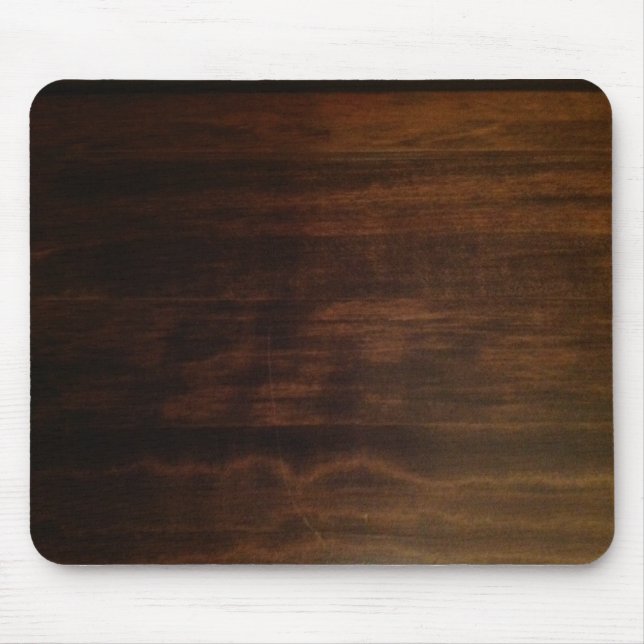 Antique Dark Wood Design Mouse Pad (Front)