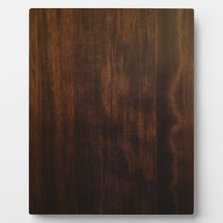 Antique Dark Wood Design Plaque