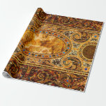 Antique Decorative Italian Gemstone Pattern Wrapping Paper