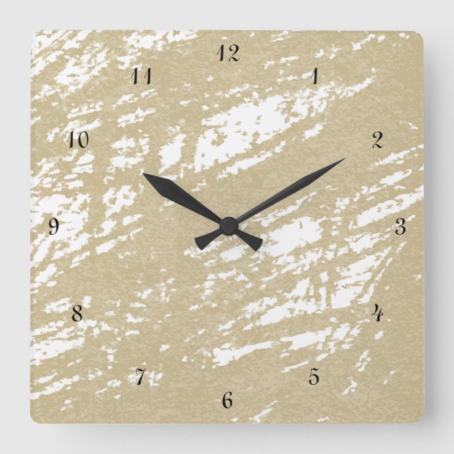 Antique Distressed Face Wall Clock (Front)