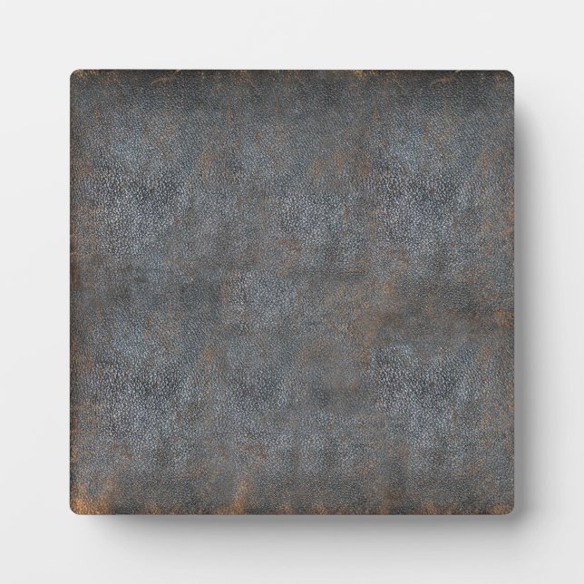 Antique Distressed Leather Book Plaque (Front)