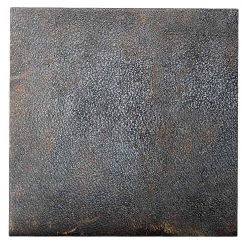 Antique Distressed Leather Book Tile
