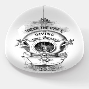 Antique diving helmet nautical paperweight