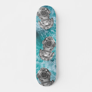Antique Diving Helmet Skateboard