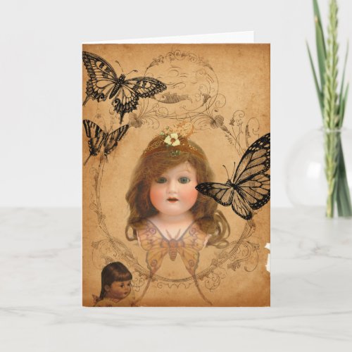 Antique Dolls Card