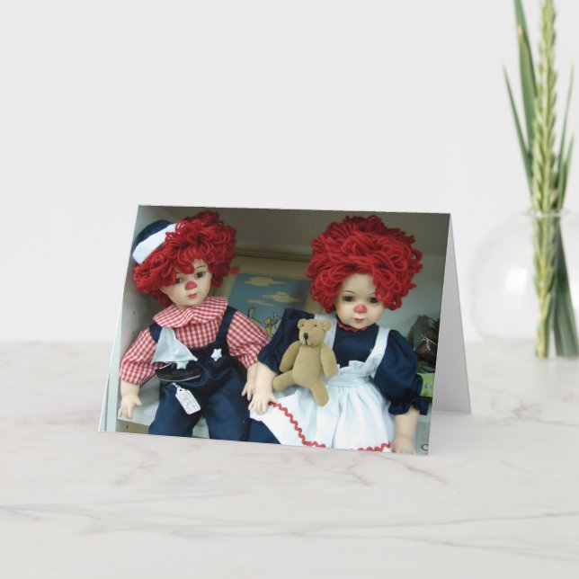 Antique Dolls Card (Front)
