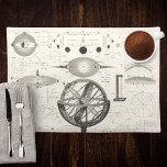 Antique Drawing Of Vintage Astrological Spheres Cloth Placemat at Zazzle