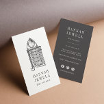 Antique Dresser | Vintage Furniture Business Card<br><div class="desc">Elegant vertical business cards for antique stores, antiques dealers, furniture restorers or interior designers feature a vintage etched style dresser and vanity mirror illustration in charcoal, with your name and/or business name beneath. Personalize the reverse side with your contact information, including three social media icons and a template field for...</div>