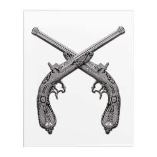 Antique Dueling Pistols Acrylic Print