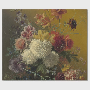 Antique Dutch Master Floral Georgius van Os 1820 Wrapping Paper