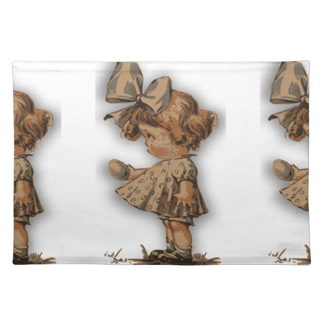 antique easter egg placemat (Front)