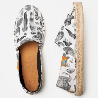 antique edwardian vintage fashion ladies white espadrilles