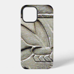 ANTIQUE EGYPTIAN HONEY BEE BEEKEEPER Black White iPhone 12 Case