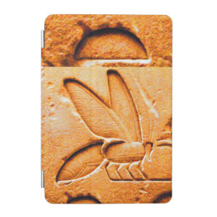 ANTIQUE EGYPTIAN HONEY BEE BEEKEEPER Orange Yellow iPad Mini Cover
