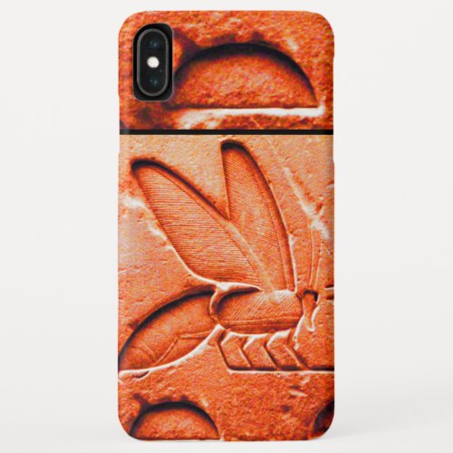 ANTIQUE EGYPTIAN HONEY BEE BEEKEEPER Red iPhone XS Max Case