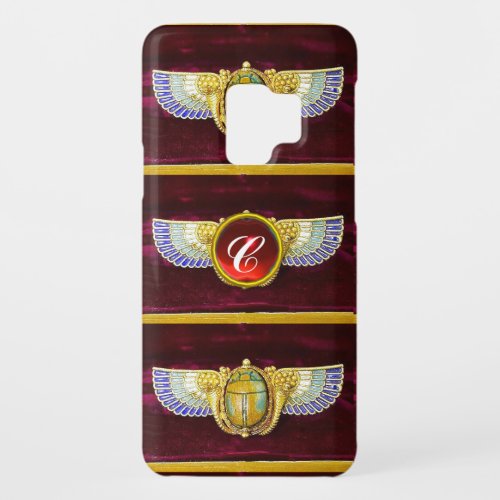 ANTIQUE EGYPTIAN WINGED SCARAB CORNUCOPIA JEWEL Case_Mate SAMSUNG GALAXY S9 CASE