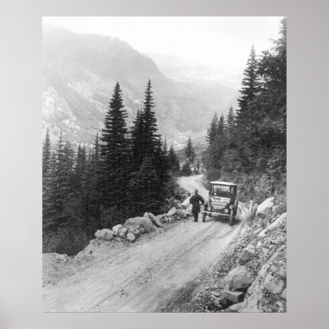 Antique Electric Car: 1919 Poster (Front)