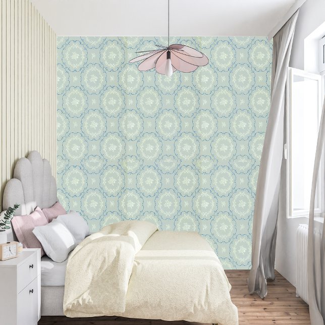 Antique Elegance: Light Green Vintage Wallpaper (Creator Uploaded)