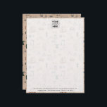 Antique Engineering Mechanical Scientific Kraft Letterhead<br><div class="desc">A unique antique engineering theme design featuring engineering mechanical drawings and scientific mechanical sketches. A math and engineer art featuring antique blueprints. A great design for engineers,  engineering students,  anyone who loves mechanical sketches,  physics,  math and technical drawings.</div>