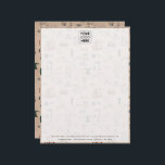 Antique Engineering Mechanical Scientific Kraft Letterhead<br><div class="desc">A unique antique engineering theme design featuring engineering mechanical drawings and scientific mechanical sketches. A math and engineer art featuring antique blueprints. A great design for engineers,  engineering students,  anyone who loves mechanical sketches,  physics,  math and technical drawings.</div>