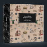 Antique Engineering Mechanical Scientific Pattern 3 Ring Binder<br><div class="desc">A unique antique engineering theme design featuring engineering mechanical drawings and scientific mechanical sketches. A math and engineer art featuring antique blueprints. A great design for engineers,  engineering students,  anyone who loves mechanical sketches,  physics,  math and technical drawings.</div>