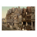 Newgate Street, Chester England antique print