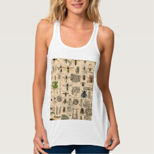 Antique Entomology Bees Wasps Natural History Tank Top