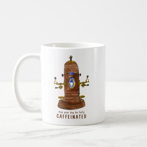 Antique Espresso Machine Coffee CUSTOMIZE IT Funny Coffee Mug