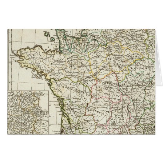 Antique European Map (Front Horizontal)